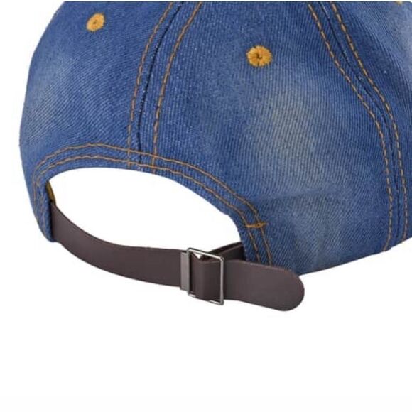 Crystal rhinestone Star Base ball Cap Hat - Picture 5 of 6